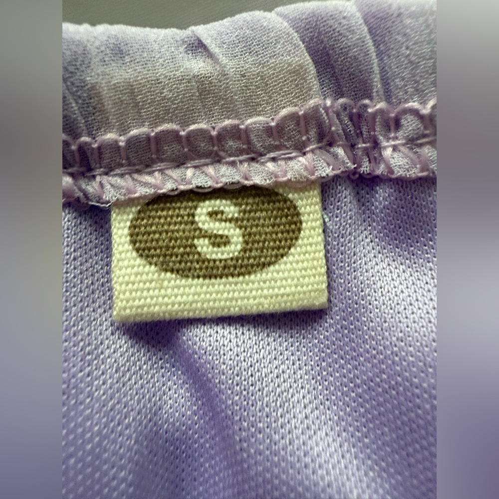 Lavender Ruffle Tiered Strapless Midi Dress - Size Small - Picture 7 of 9